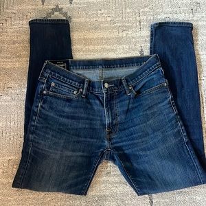 Men’s Abercrombie & Fitch Dark Blue Jeans.